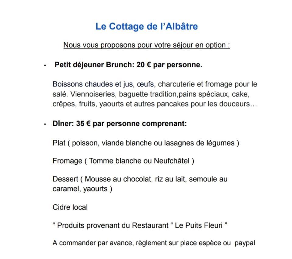 Le Cottage De L'Albatre Gite 2 Pers Jardin Parking A Vattetot Sur Mer Екстериор снимка